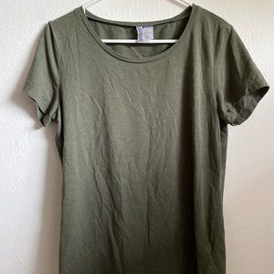 Olive green T-shirt